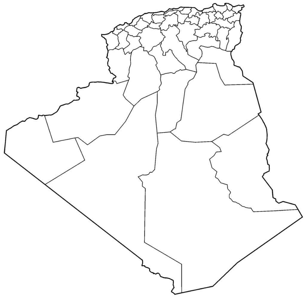 Map of Algeria